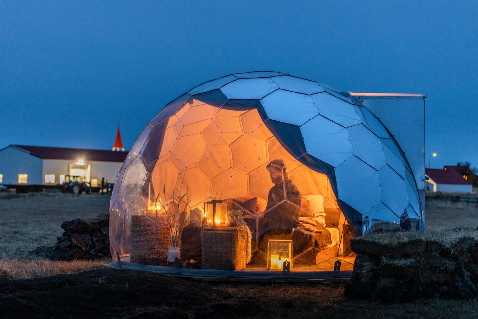 Helja Stay Glamping Domes Hella Eksteriør billede